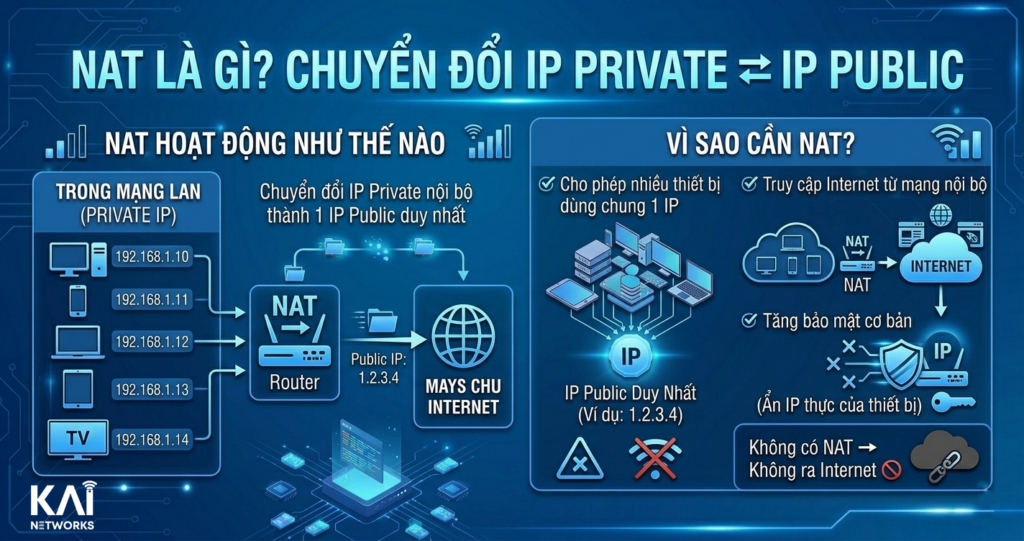 NAT Là Gì? Vì Sao Bạn Không Thể Truy Cập Internet Nếu Thiếu NAT?