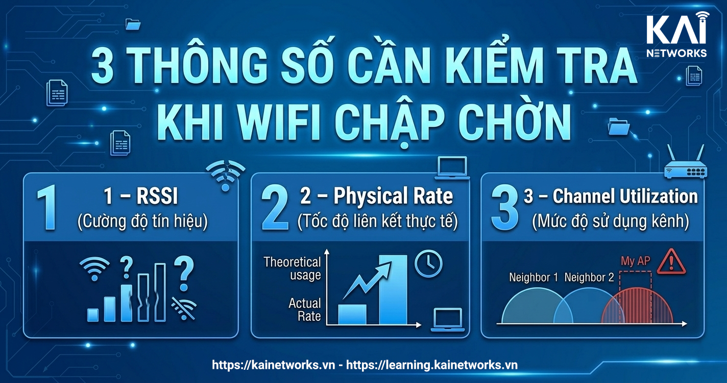 3 Thông Số Bạn Cần Kiểm Tra Khi Wifi Chập Chờn