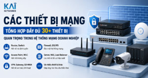 Thiết Bị Mạng Là Gì? Tổng Hợp Đầy Đủ 30+ Thiết Bị Quan Trọng Trong Hệ Thống Mạng Doanh Nghiệp