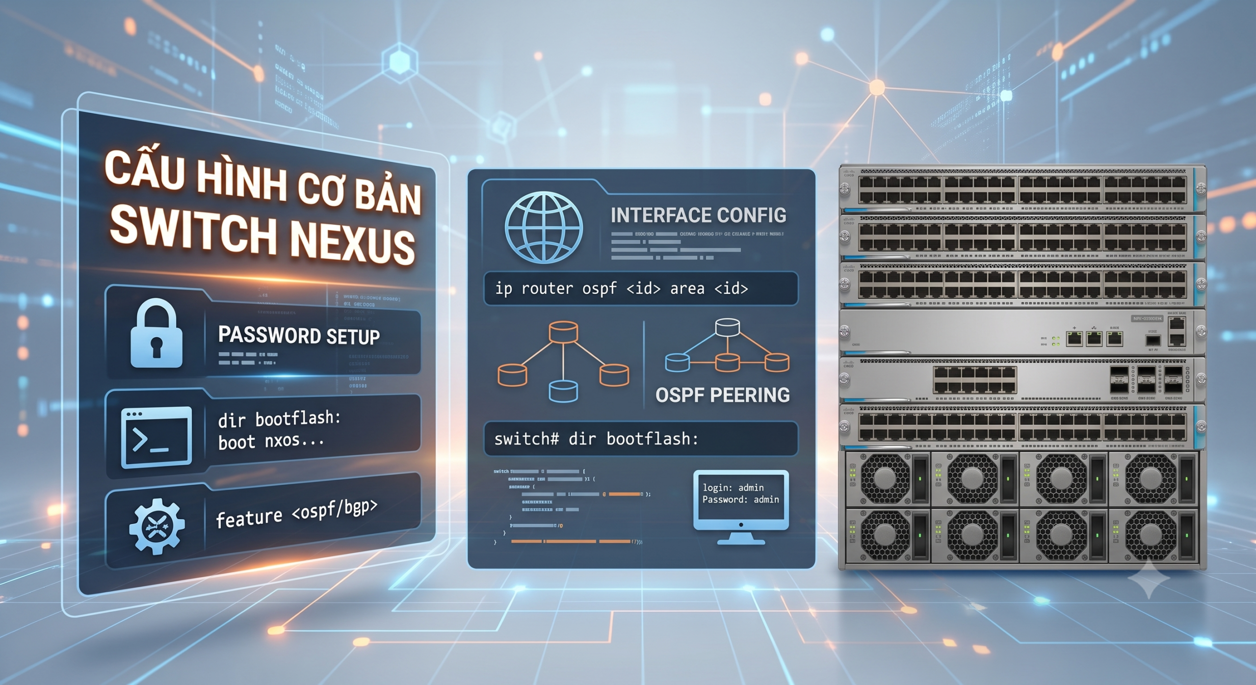 Cấu Hình Switch Nexus Cơ Bản: 5 Điểm Khác Biệt (Nền Tảng CCNP)