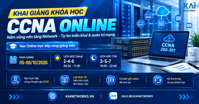 Khóa học CCNA Online 200-301